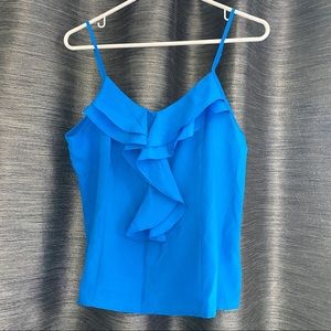 Miley Cyrus & Max Azria Blue Cami Tank Top Large